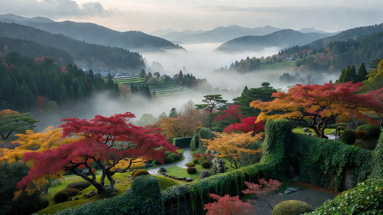 山の景色