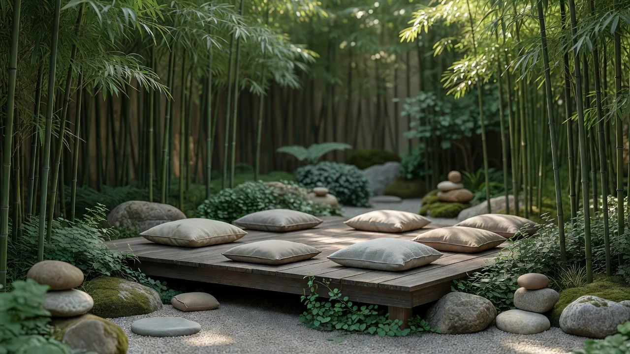禅の瞑想庭園